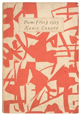 Lot 707 - Cunard (Nancy). Poems (Two) 1925, limited edition, 1930