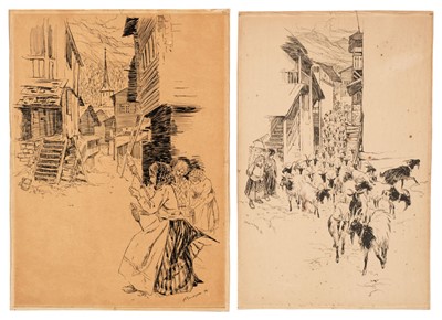 Lot 481 - Rackham (Arthur, 1867-1939). Two original illustrations, 1898