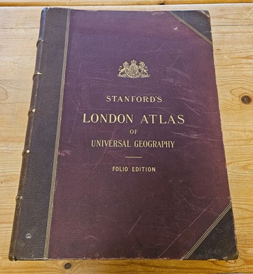 Lot 21 - Stanford (Edward). Stanford's London Atlas of Universal Geography, 2nd issue, 896