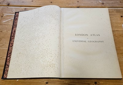 Lot 21 - Stanford (Edward). Stanford's London Atlas of Universal Geography, 2nd issue, 896