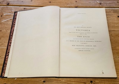 Lot 21 - Stanford (Edward). Stanford's London Atlas of Universal Geography, 2nd issue, 896