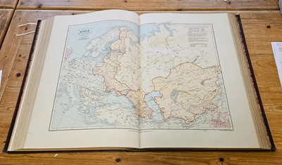 Lot 21 - Stanford (Edward). Stanford's London Atlas of Universal Geography, 2nd issue, 896