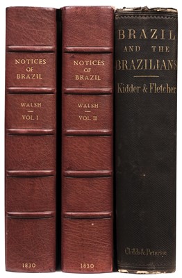 Lot 23 - Walsh (Robert). Notices of Brazil in 1828 and 1829, 2 volumes, 1st edition, 1830