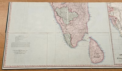Lot 98 - India. Walker (John), This Newly Constructed and Extended Map of India..., 1825