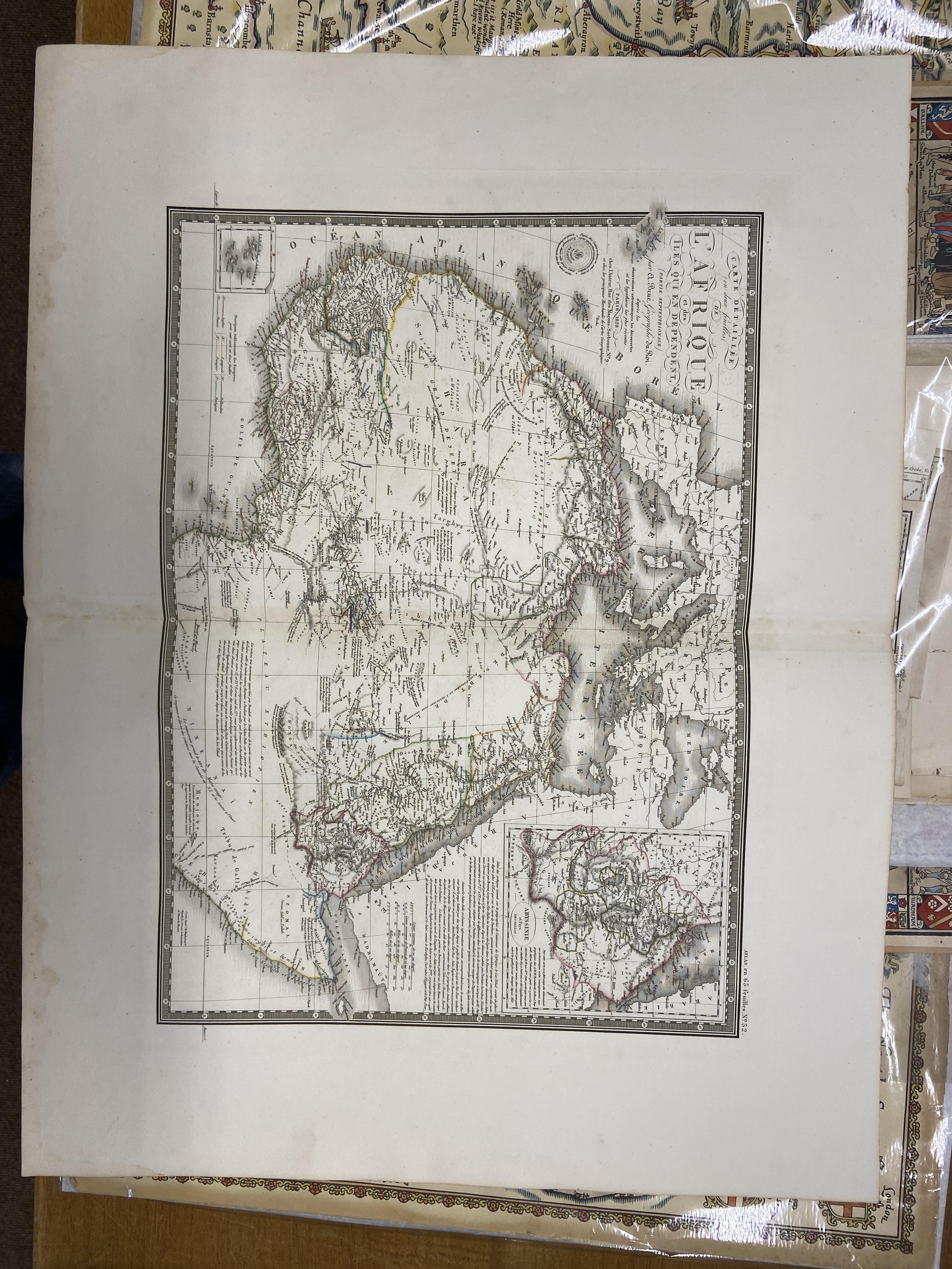 Lot 32 - Maps. A mixed collection of approximately 70
