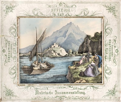 Lot 443 - Scenic pastime game. Affixion, mid 19th century