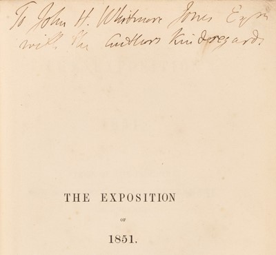 Lot 253 - Babbage (Charles). The Exposition of 1851