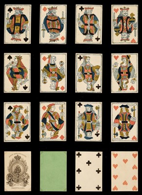 Lot 264 - English playing cards. French-style deck, Hardy & Sons, circa 1840