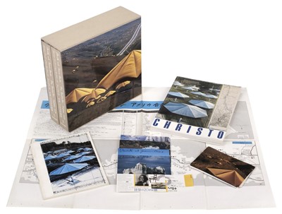 Lot 356 - Christo, Jeanne-Claude & Wolfgang Volz. The Umbrellas,  Japan-USA, 1984-91