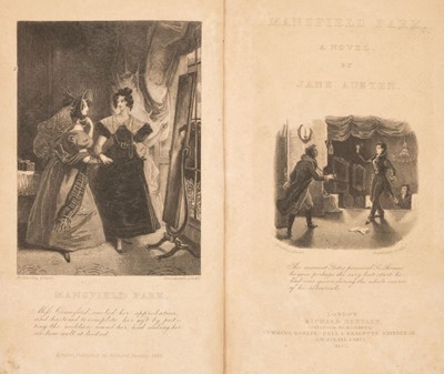 Lot 249 - Austen (Jane). Mansfield Park: A Novel, 1st illustrated ed., London: Richard Bentley, 1833