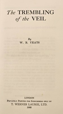 Lot 834 - Yeats (W. B.) The Trembling of the Veil, 1922