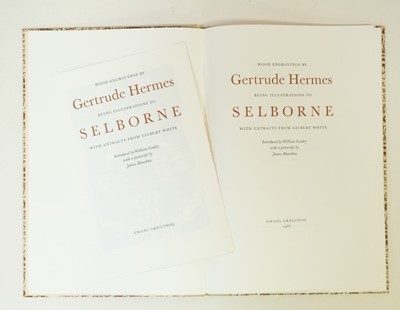 Lot 804 - Gregynog Press. Wood Engravings by Gertrude Hermes, Being Illustrations to Selbourne