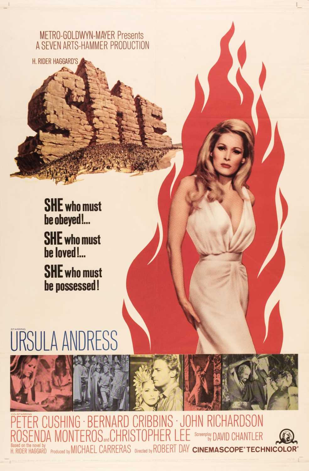 Lot 606 - She. A US one-sheet colour lithographic