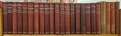 Lot 579 - Haggard (H. Rider). The Works, 19 volumes, London: Longman's Silver Library, 1888-1898