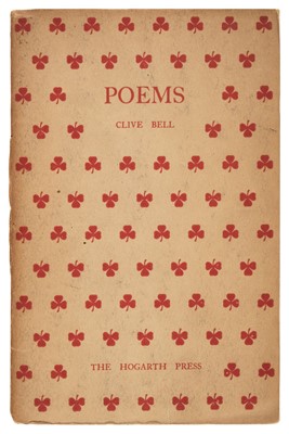 Lot 689 - Bell (Clive). Poems, 1st edition, Richmond: Printed & Published by Leonard & Virginia Woolf