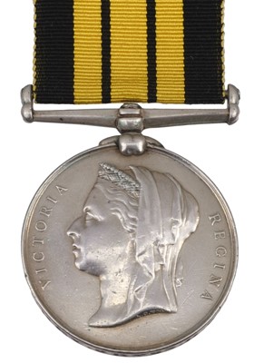 Lot 112 - Ashantee Medal 1873-74, no clasp (1918. Pte F. Grey, 2 Bn 23. R.W. Fus: 1873-4)
