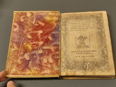 Lot 262 - Alamanni (Luigi). Gyrone il cortese di Luigi Alamanni al christianissimo, 1548