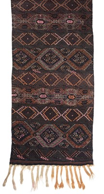 Lot 680 - Balouch Kilim Runner. A long woven runner, late 19th/early 20th century