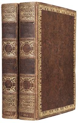 Lot 86 - Polwhele (Richard). The History of Cornwall..., 7 volumes bound in 2, London, 1804-1816