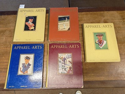 Lot 378 - Fashion. Apparel Arts, 9 volumes, 1933-39