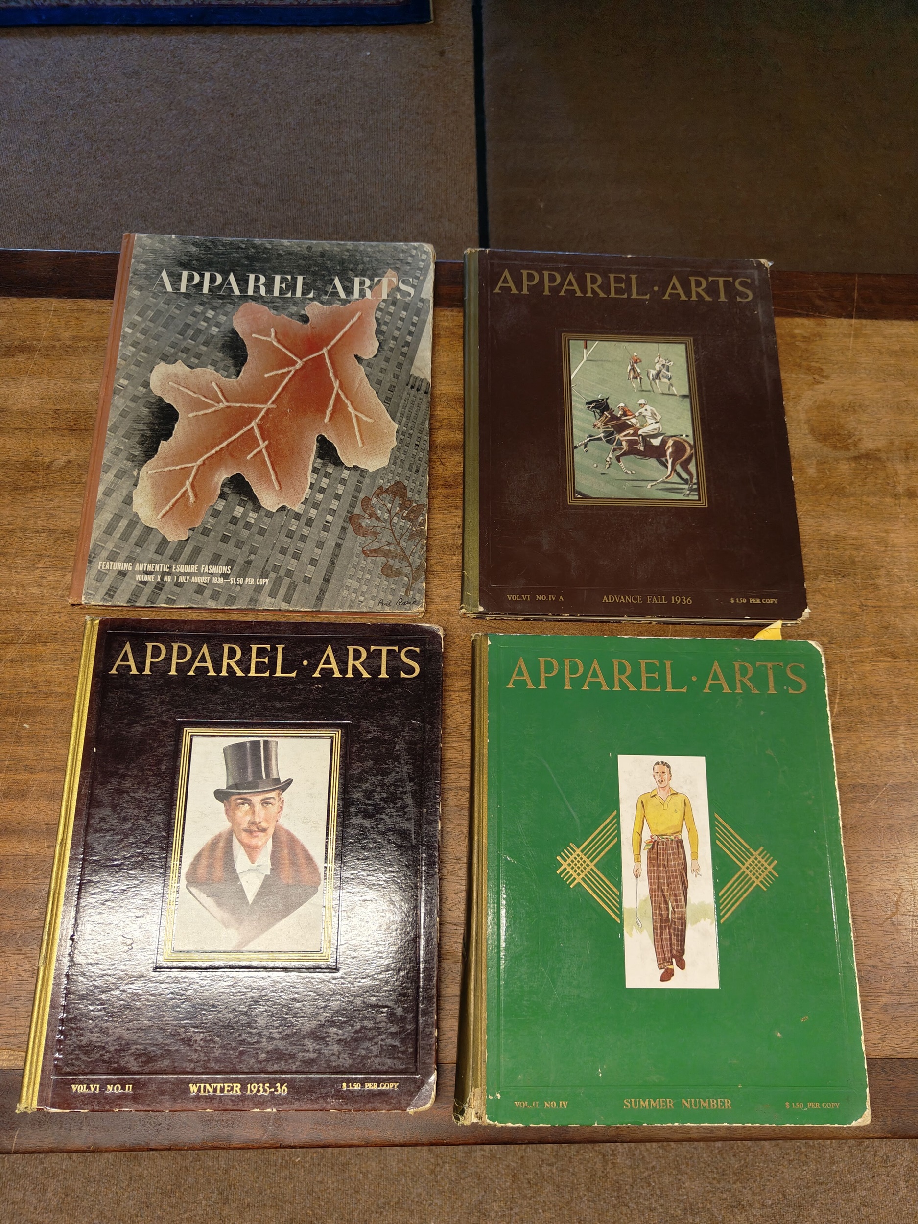 Lot 378 - Fashion. Apparel Arts, 9 volumes, 1933-39