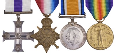 Lot 3 - WWI Military Cross medal group to Lieutenant G.W. Thompson