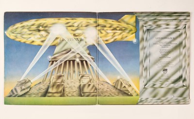 Lot 128 - Pink Floyd & Led Zeppelin. Collection of 7 original vinyl rock records / LPs