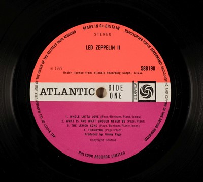 Lot 128 - Pink Floyd & Led Zeppelin. Collection of 7 original vinyl rock records / LPs