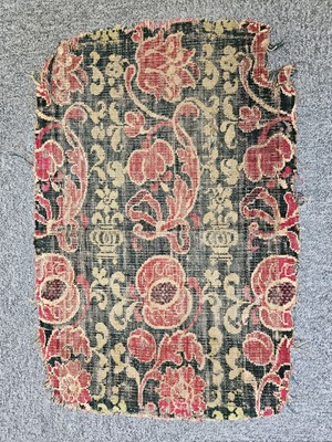 Lot 691 - Fabric. A collection of textile fragments, 17th-19th century