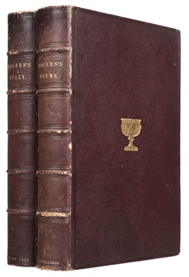 Lot 153 - Rogers (Samuel). Italy, a Poem, large paper copy, 1838