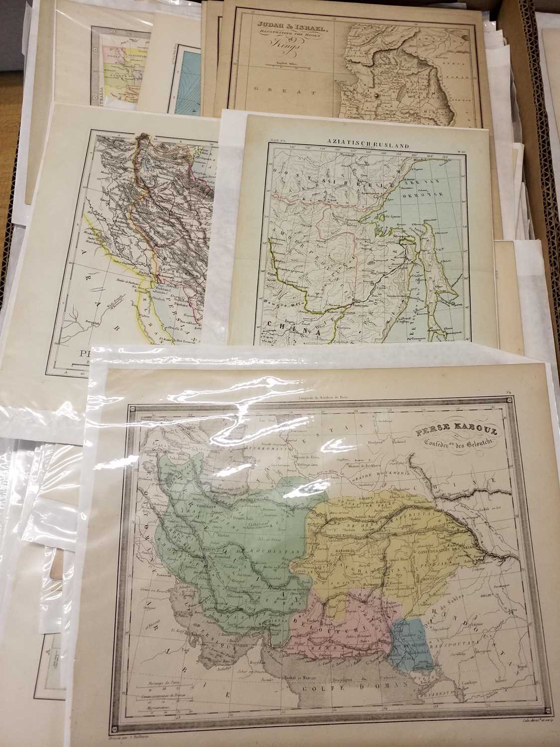 Lot 27 - Foreign Maps. A collection of approximately 480 maps, mostly 19th & early 20th century