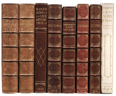 Lot 257 - Plato. The Republic, 2 volumes, 1898..., and others