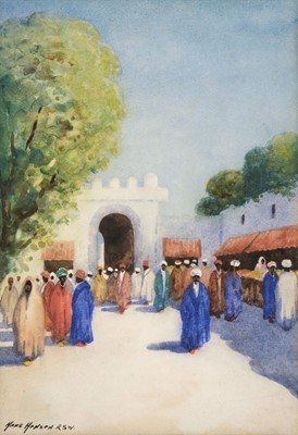 Lot 326 - Hansen (Hans Jacob, 1853-1947). Morrocan Market, circa early 20th-century