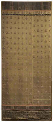 Lot 682 - Brocade panel. A large silk brocade panel, probably Russian, 19th century