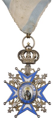Lot 188 - Serbia, Order of Saint Sava, 3rd type, Knight's breast badge