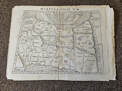 Lot 99 - Munster (Sebastian). Eight woodblock maps, late 16th century