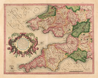Lot 29 - British Isles. A collection of eight maps, 17th - 19th century
