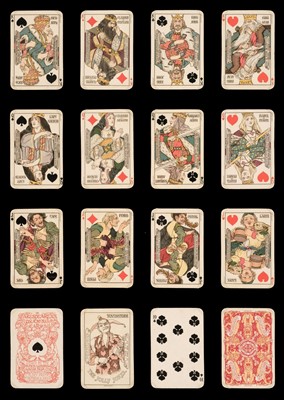 Lot 355 - English non-standard playing cards. Shakespearean Cards, Munich Lion-Brew Co, circa 1910, & 3 others
