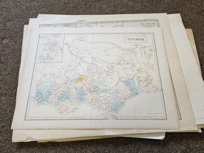 Lot 14 - Australasia. A collection of forty maps, mostly 19th century