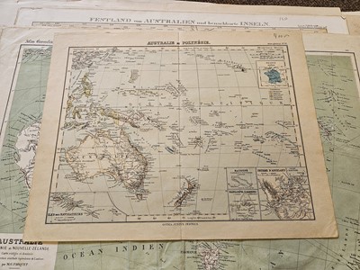 Lot 14 - Australasia. A collection of forty maps, mostly 19th century