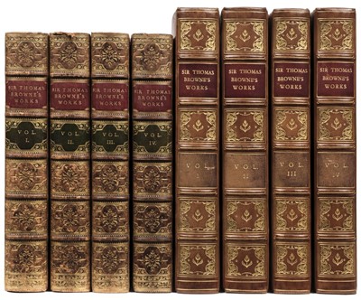 Lot 151 - Browne (Sir Thomas). Sir Thomas Browne's Works, 4 volumes, 1836