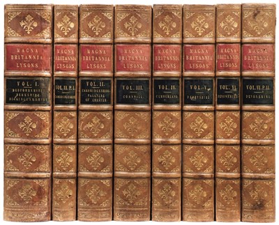 Lot 92 - Lysons (Daniel). Magna Britannia, 6 vols. in 8, 1806-22