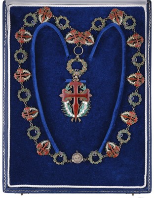 Lot 179 - Portugal, Order of St. James of the Sword, Grand Collar, 2nd type by J.A. da Costa, Lisbon