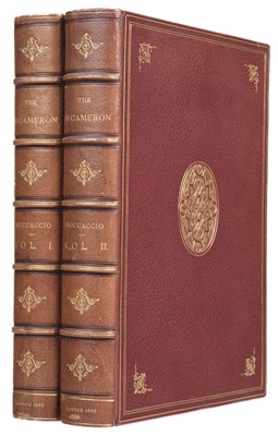 Lot 244 - Boccaccio (Giovanni). Decameron, 2 volumes, 1893