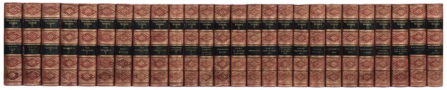 Lot 226 - Works of William Thackeray, 26 volumes, London: Smith, Elder & Co, 1883..., and others