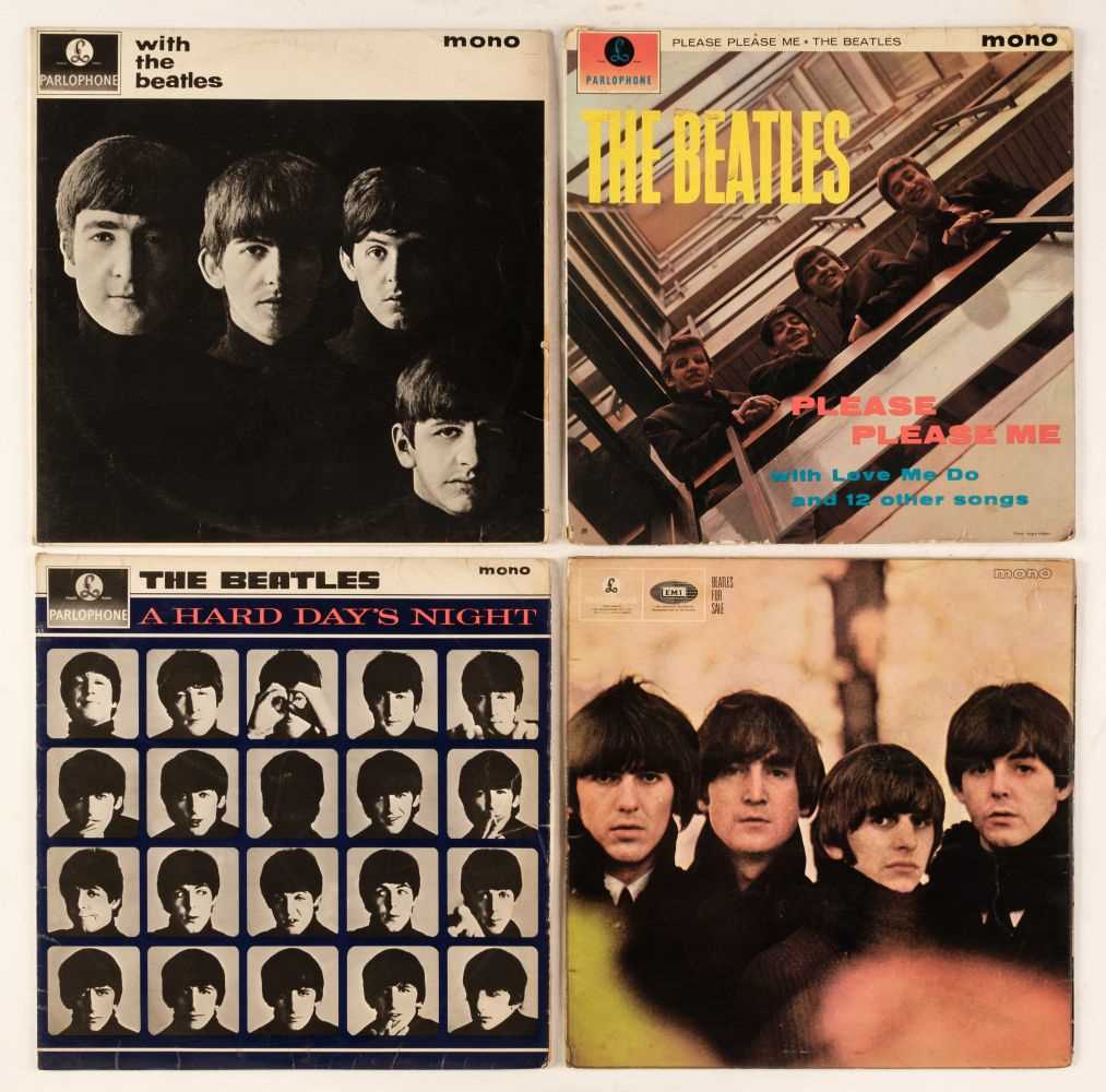 Beatles vinyl 4 record set Very popular Good Condition