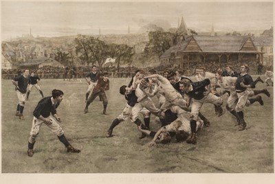 Lot 198 - Rugby. Overend (W. H. & Smythe L. P.), A Football Match, England v Scotland, [1889]