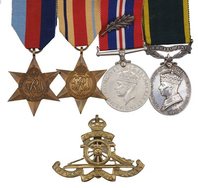 Lot 102 - WWII medal group attributed to Leading Aircraftsman A.J. Bailey, Royal Air Force