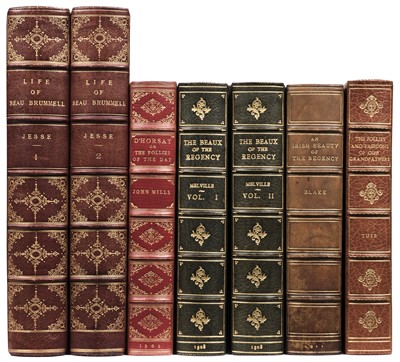 Lot 231 - Jesse (William). The Life of George Brummell, 2 volumes, 1886..., and others