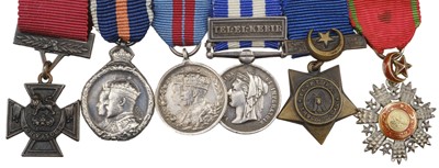 Lot 52 - Miniature medals attributed to Major W.M.M. Edwards, V.C., Highland Light Infantry